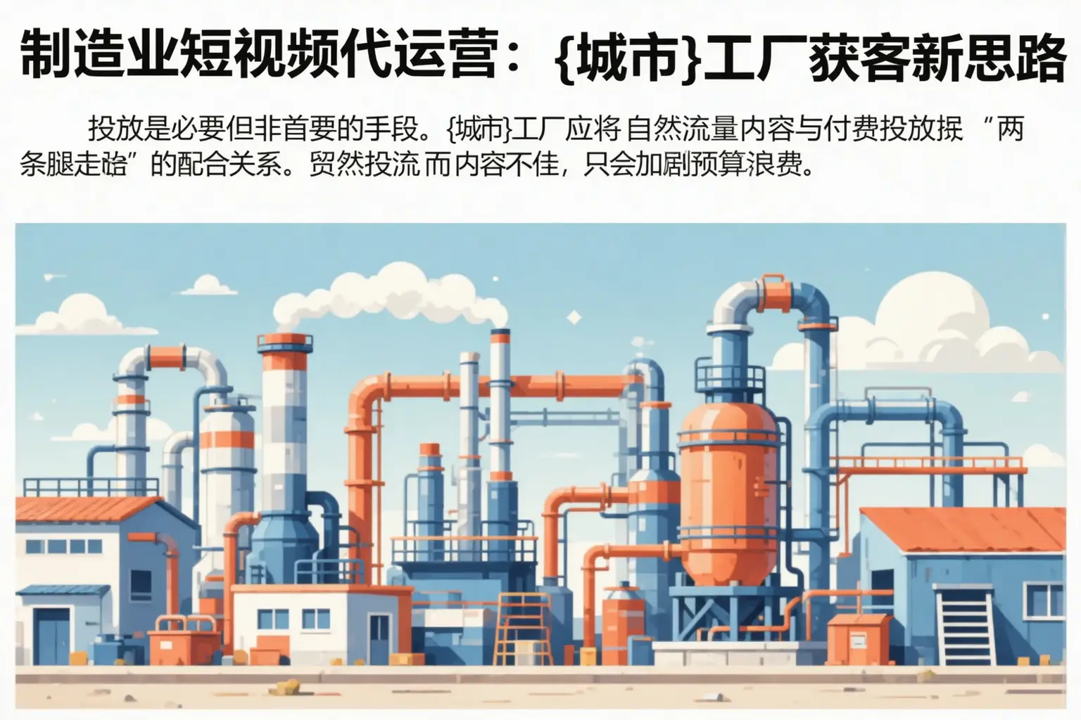 制造业短视频代运营:周口工厂获客新思路
