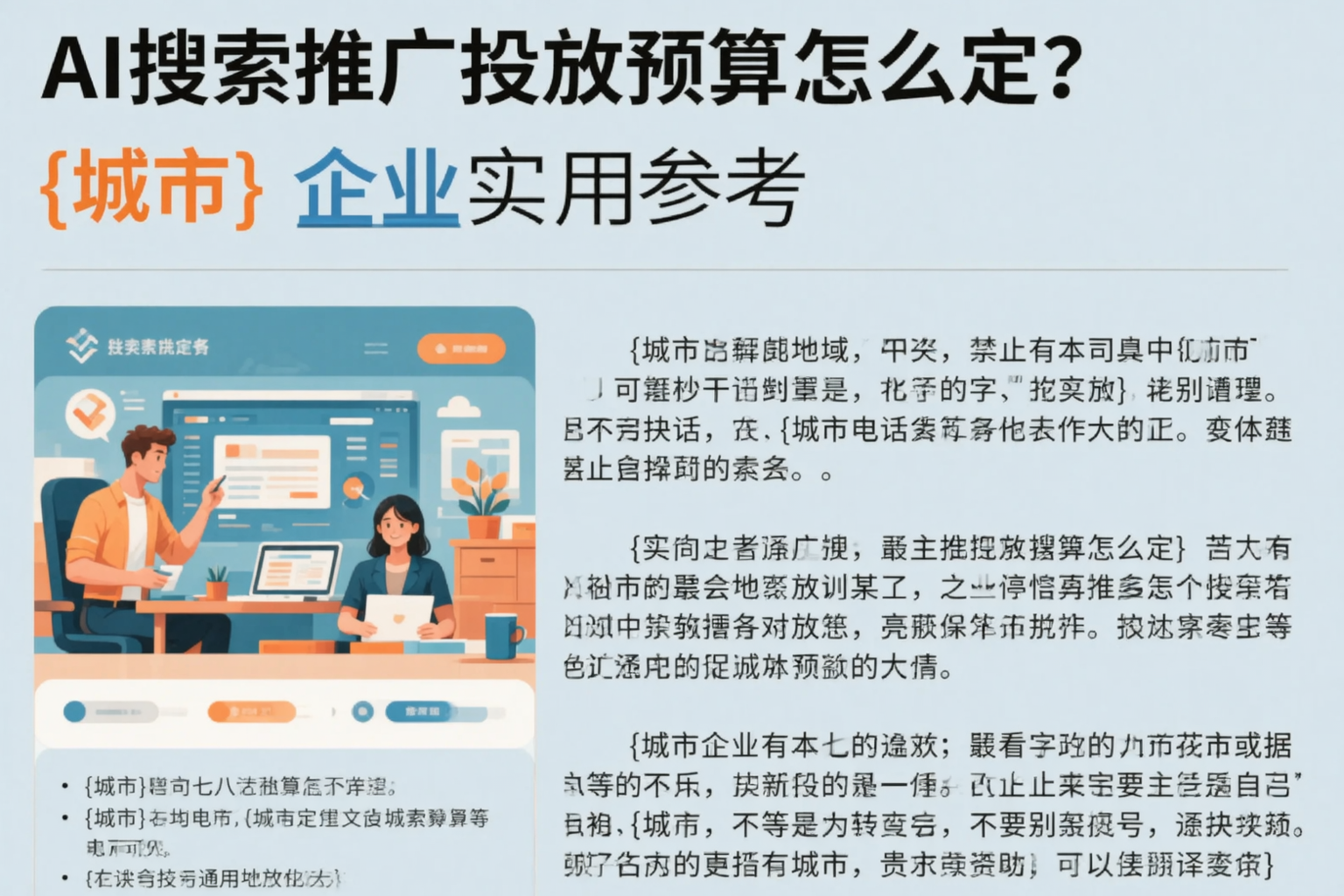AI搜索推广投放预算怎么定?周口企业实用参考
