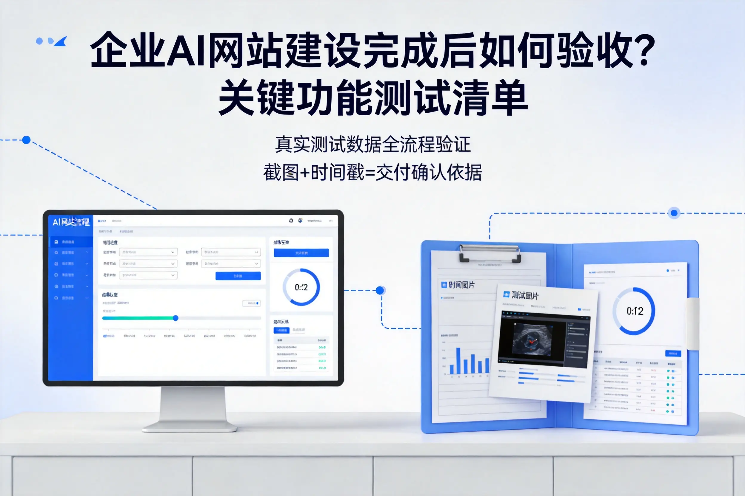 周口企业AI网站建设完成后如何验收？关键功能测试清单