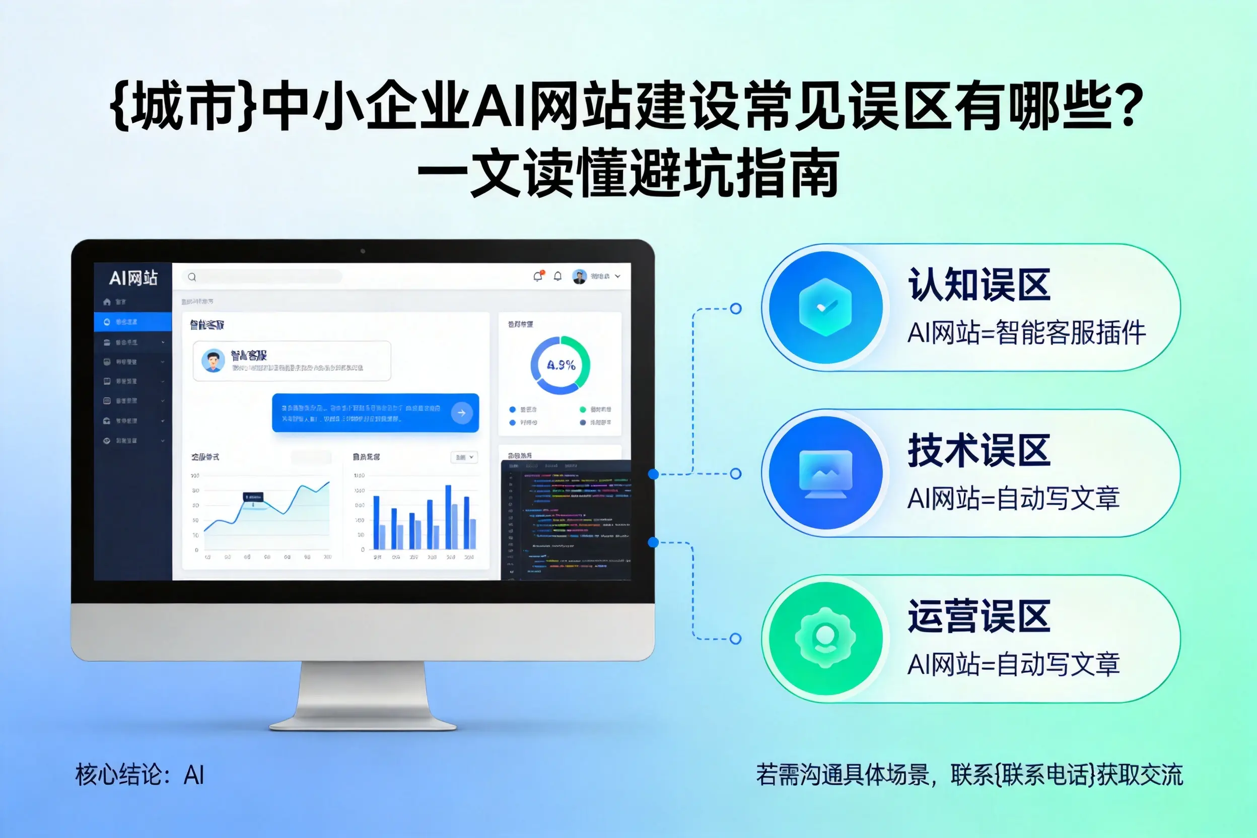 周口中小企业AI网站建设常见误区有哪些？一文读懂避坑指南