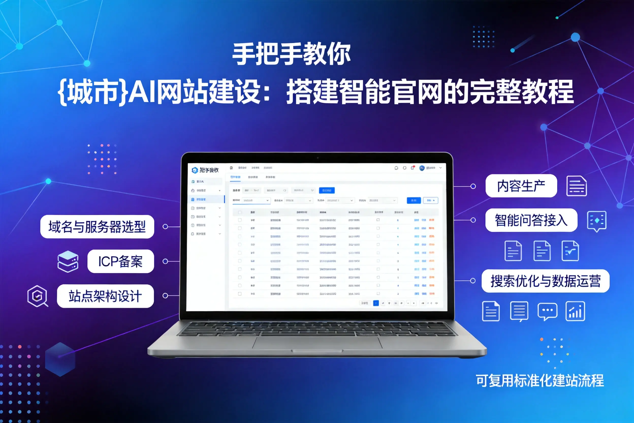 手把手教你周口AI网站建设：搭建智能官网的完整教程