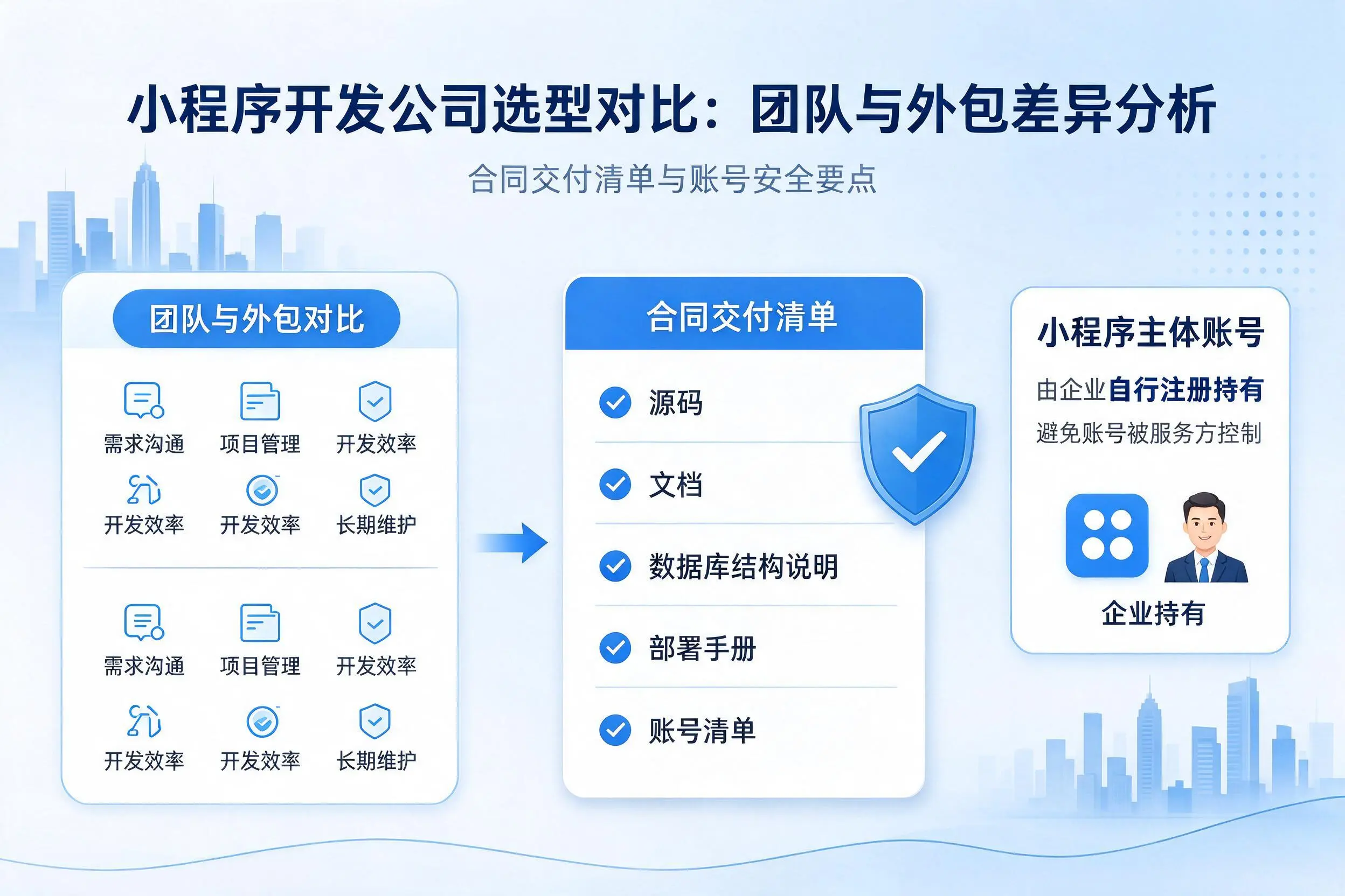 周口小程序开发公司选型对比:团队与外包差异分析