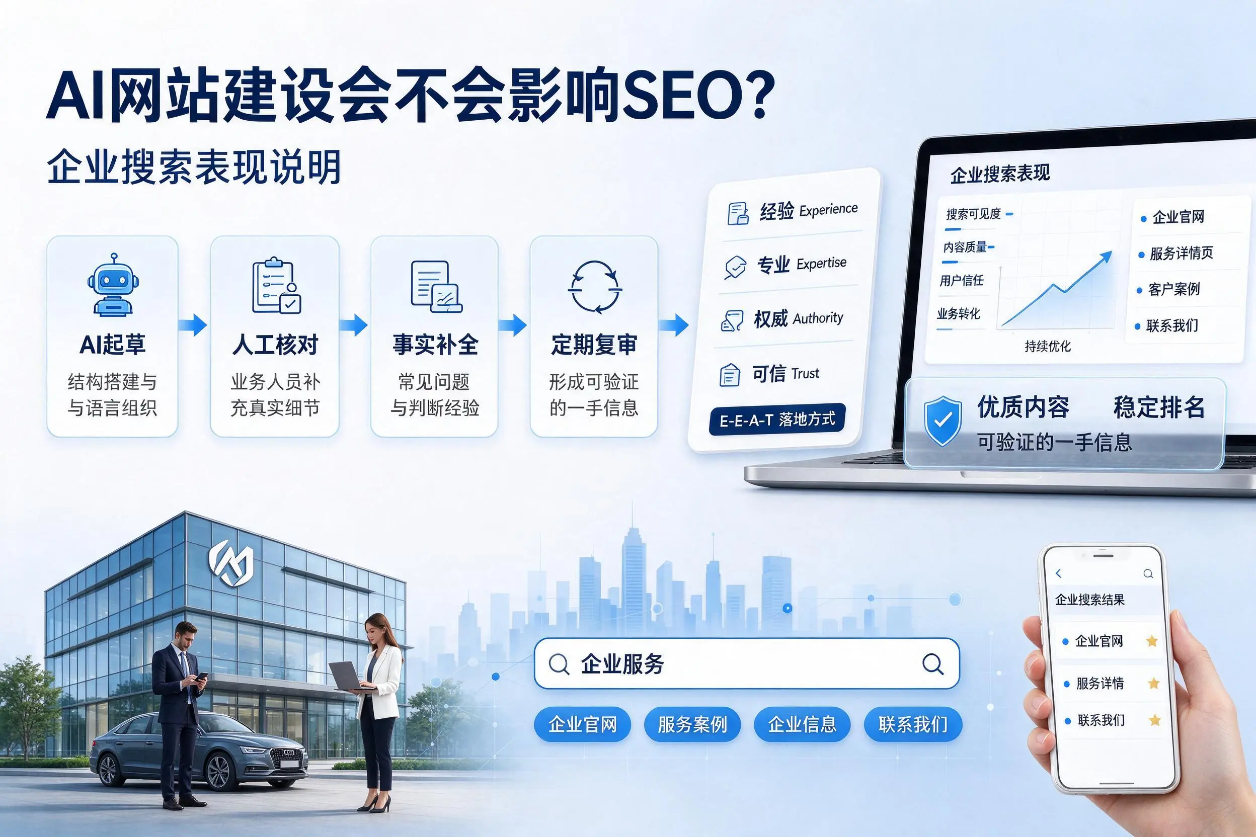 AI网站建设会不会影响SEO?周口企业搜索表现说明