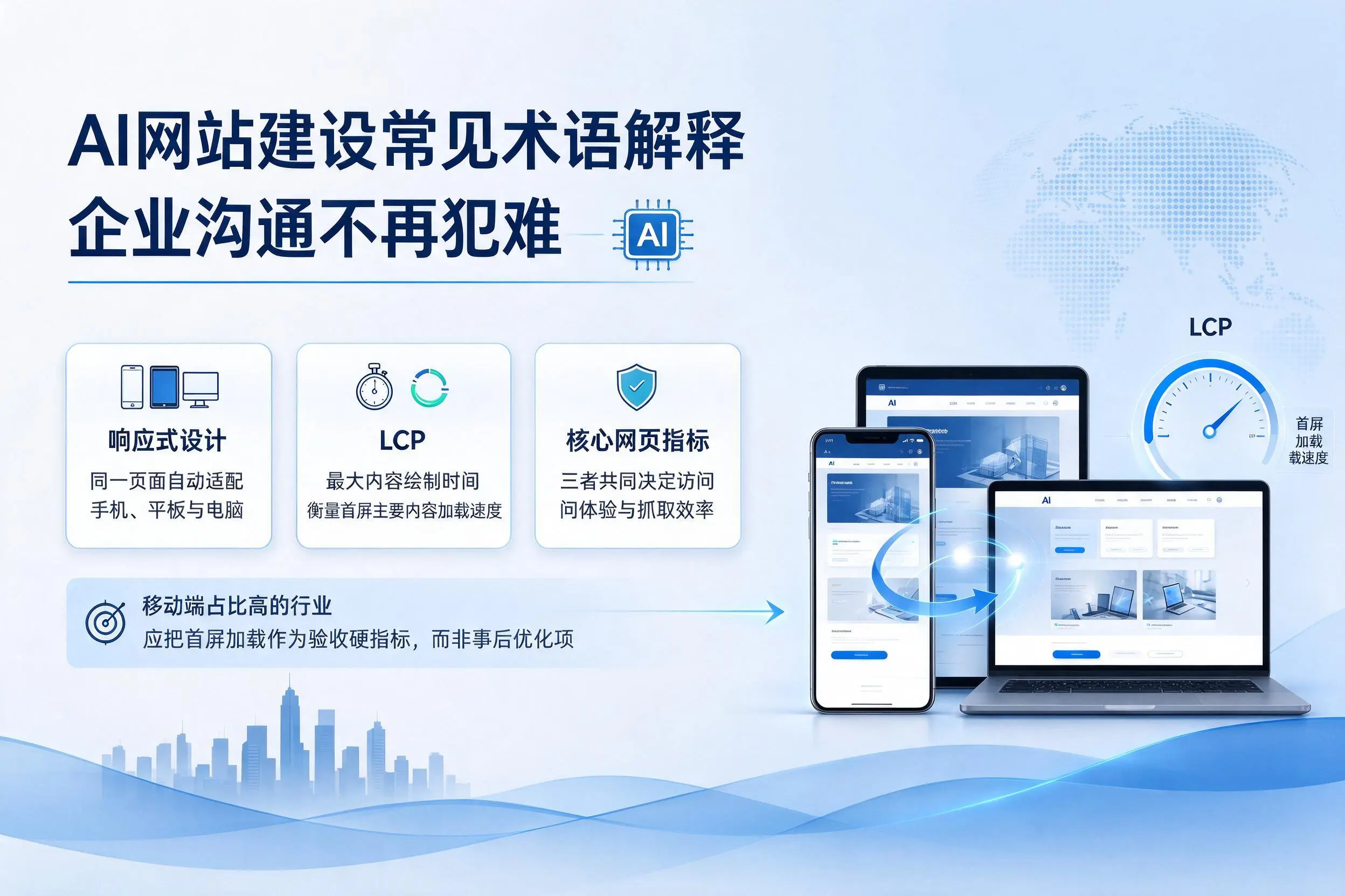 AI网站建设常见术语解释,周口企业沟通不再犯难