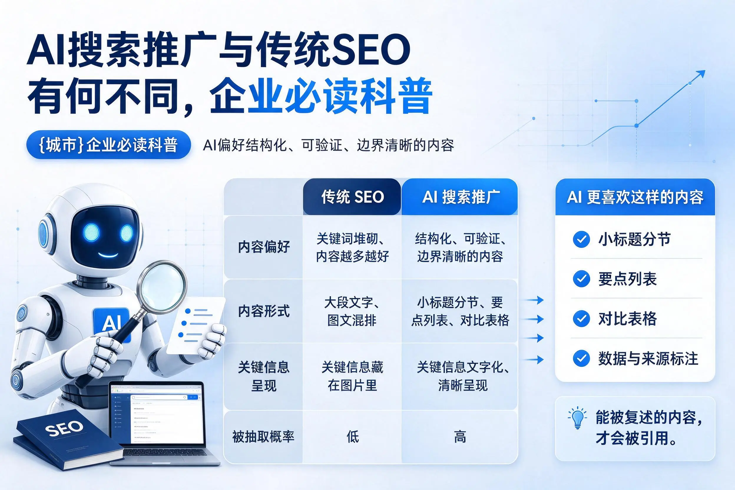 AI搜索推广与传统SEO有何不同,周口企业必读科普